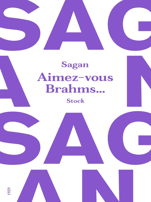 Title details for Aimez-vous Brahms by Françoise Sagan - Available